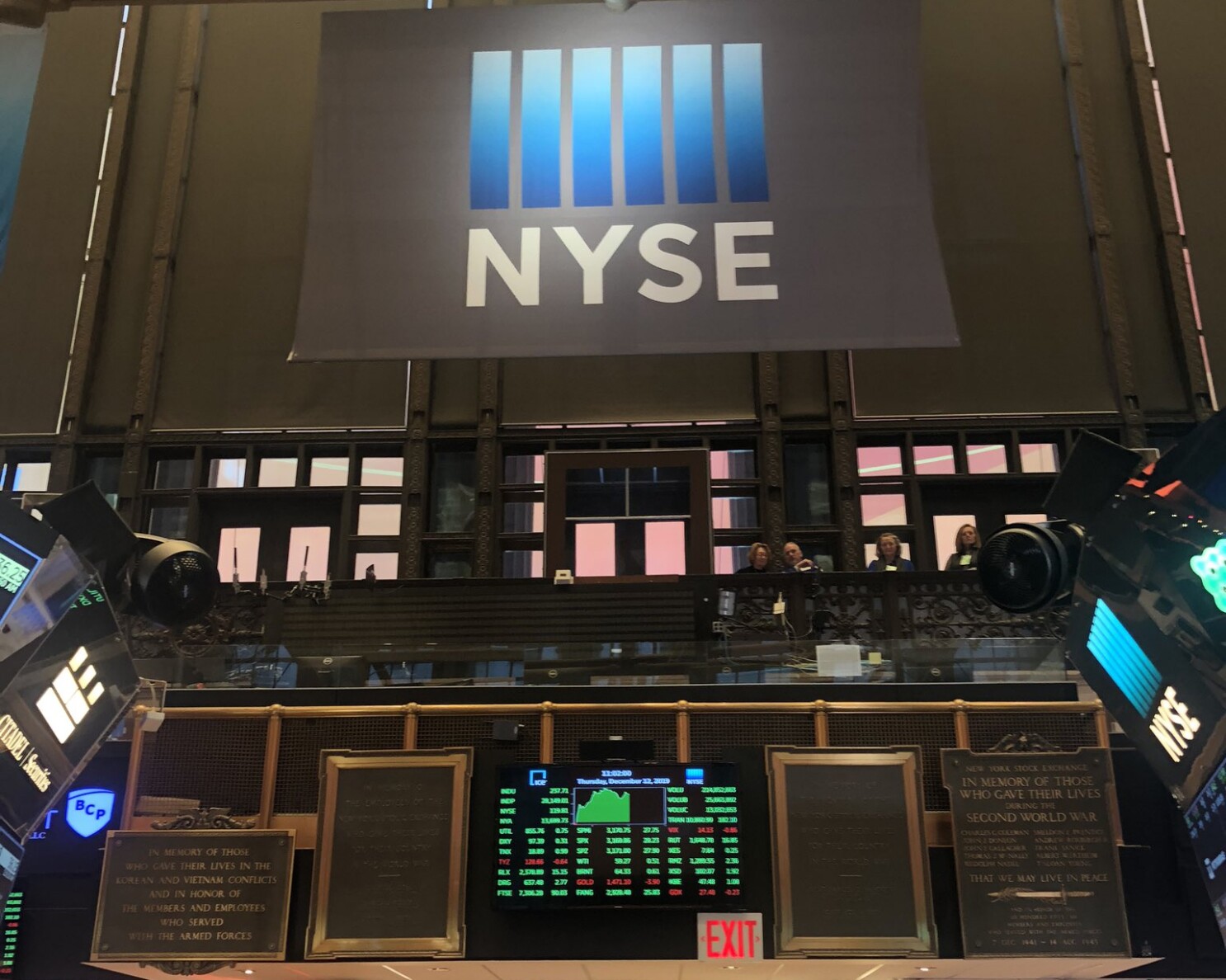 Transfert à la Bourse de New York